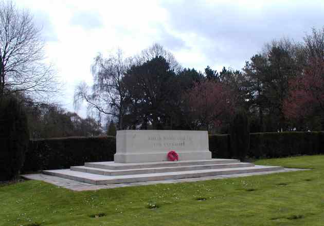 Commonwealth War Graves granite block